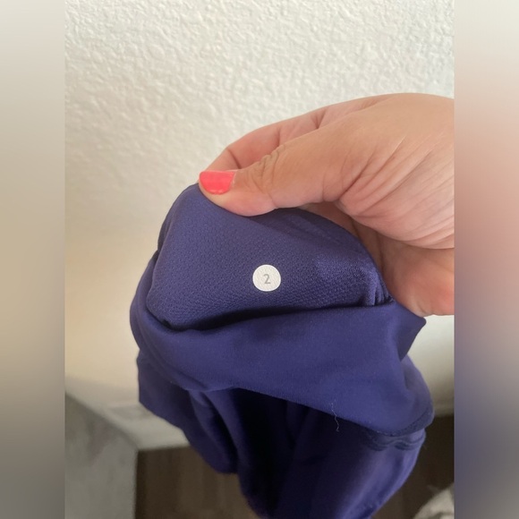 Lululemon Run: Inspire Tight II blue Luxtreme 7/8 Mesh size 2 - Picture 2 of 9